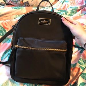 Kate Spade Black Backpack